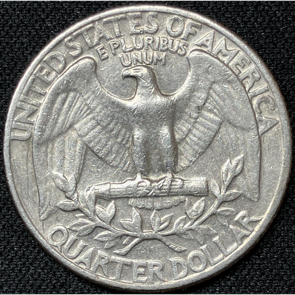 1966 Washington Quarter “Mafia-Strike" Eagle on Reverse & Rim Error on Obverse - Picture 3 of 16
